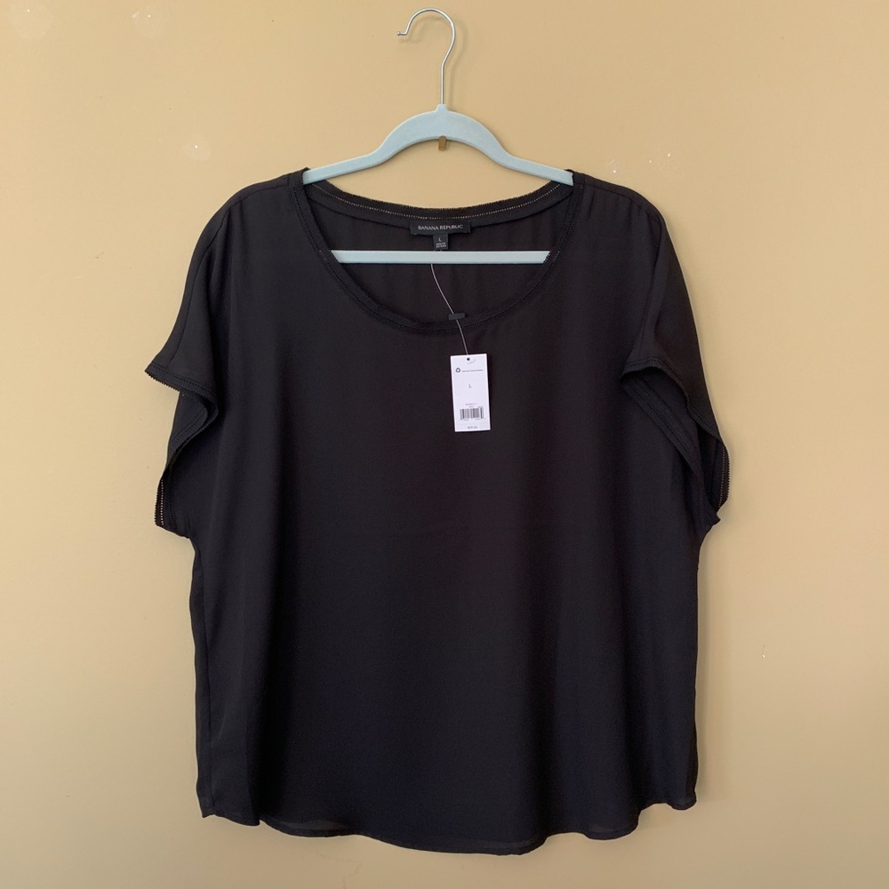 Banana Republic Short Sleeve Blouse